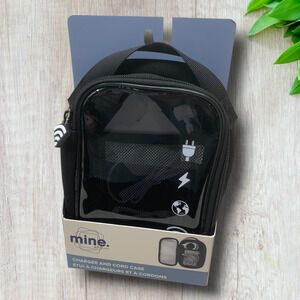 NEW Mine My Tag Alongs Charger and Cord Case Tech Organizer Carry Bag Pouch NWT